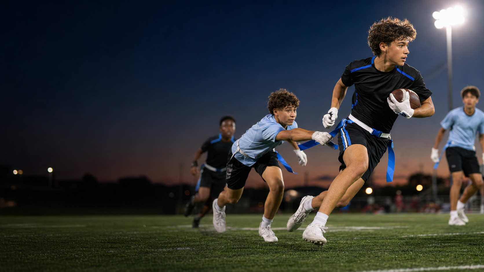 Competitive flag football